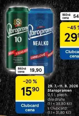 Tesco Staropramen nabídka