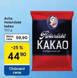 Tesco Avita Holandské kakao nabídka