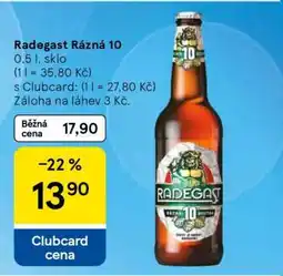 Tesco Radegast Rázná 10 nabídka
