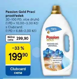 Tesco Passion Gold Prací prostředek nabídka