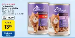 Tesco Pet Specialist Konzerva pro kočky nabídka