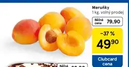 Tesco Meruňky nabídka