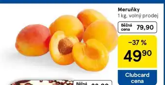Tesco Meruňky nabídka