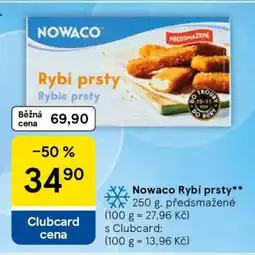 Tesco Nowaco Rybí prsty nabídka