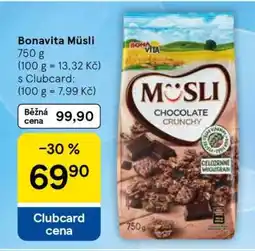 Tesco Bonavita Müsli nabídka