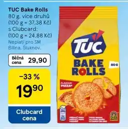 Tesco TUC Bake Rolls nabídka