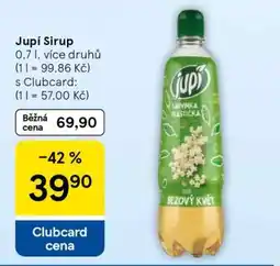 Tesco Jupí sirup nabídka