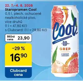 Tesco Staropramen Cool nabídka
