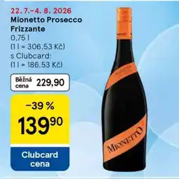 Tesco Mionetto Prosecco Frizzante nabídka