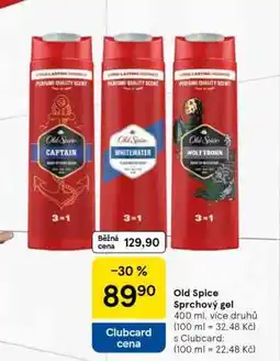 Tesco Old Spice sprchový gel nabídka