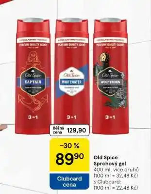 Tesco Old Spice sprchový gel nabídka