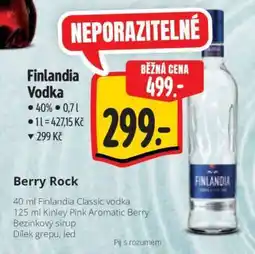 Albert Finlandia Vodka nabídka