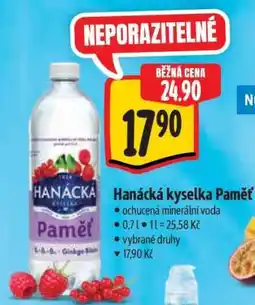 Albert Hanácká kyselka Paměť nabídka