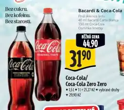 Albert Coca-Cola/Coca-Cola Zero Zero nabídka