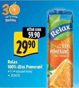 Albert Relax 100% džus Pomeranč nabídka