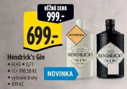 Albert Hendrick’s Gin nabídka