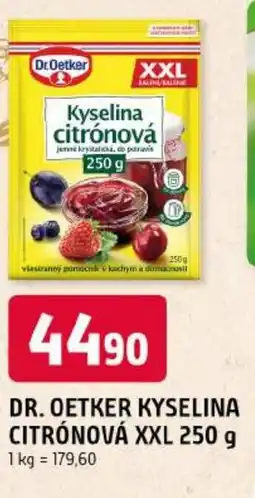Trefa Dr. oetker kyselina citrónová xxl nabídka