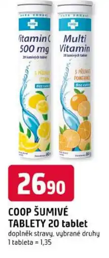 Trefa Coop šumivé tablety nabídka