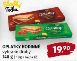 Trefa Oplatky rodinné nabídka