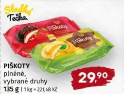 Trefa Piškoty plněné nabídka