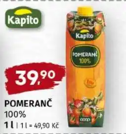 Trefa Pomeranc 100% nabídka