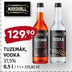 Trefa Tuzemák, vodka 37,5% nabídka