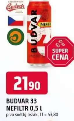 Trefa Budvar 33 nefiltr nabídka
