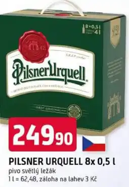 Trefa Pilsner urquell nabídka