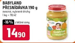 Trefa Babyland přesnídávka nabídka