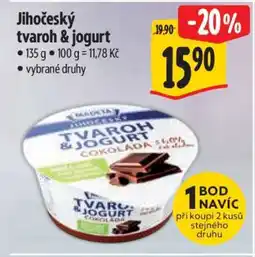 Albert Jihočeský tvaroh & jogurt nabídka
