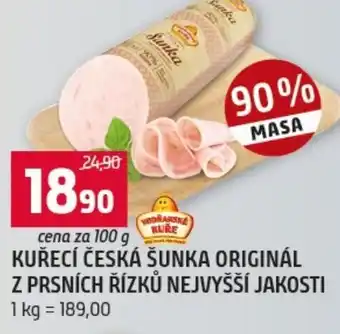 Terno Kuřecí česká šunka originál z prsních řízků nejvyšší jakosti nabídka