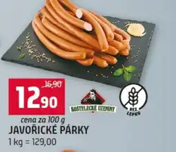 Terno Javořické párky nabídka