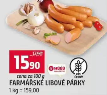 Terno Farmářské libové párky nabídka