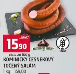Terno Kominický česnekový točený salám nabídka