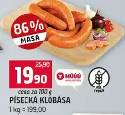 Terno Písecká klobása nabídka