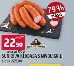 Terno Šunková klobása s nivou gril nabídka