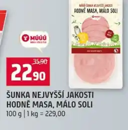 Terno Šunka nejvyšší jakosti hodně masa, málo soli nabídka