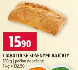 Terno Ciabatta se sušenými rajčaty nabídka