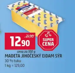 Terno Madeta jihočeský eidam sýr nabídka