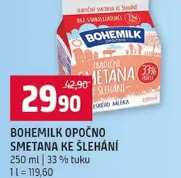 Terno Bohemilk opočno smetana ke šlehání nabídka