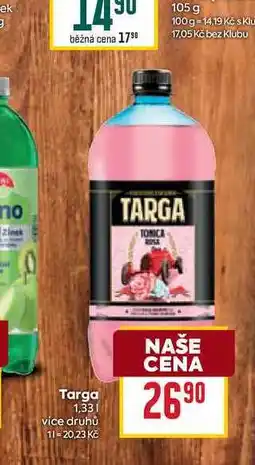 Billa Targa nabídka