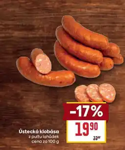 Billa Ústecká klobása z pultu lahůdek cena za nabídka