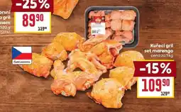 Billa Kuřecí gril set marengo cena za nabídka