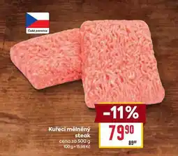 Billa Kuřecí mělněný steak cena za nabídka