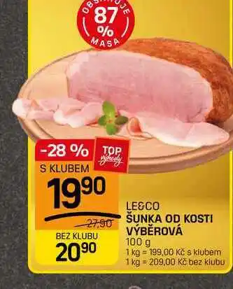 Flop ŠUNKA OD KOSTI VÝBĚROVÁ nabídka