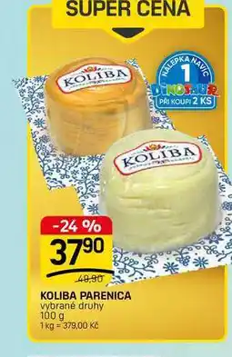 Flop KOLIBA PARENICA vybrané druhy nabídka