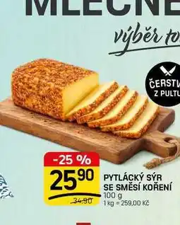 Flop PYTLÁCKÝ SÝR SE SMĚSÍ KOŘENÍ nabídka