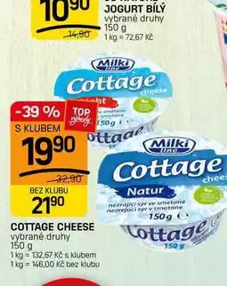 Flop COTTAGE CHEESE vybrané druhy nabídka
