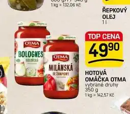 Flop HOTOVÁ OMÁČKA OTMA vybrané druhy nabídka