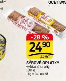 Flop SÝROVÉ OPLATKY vybrané druhy nabídka